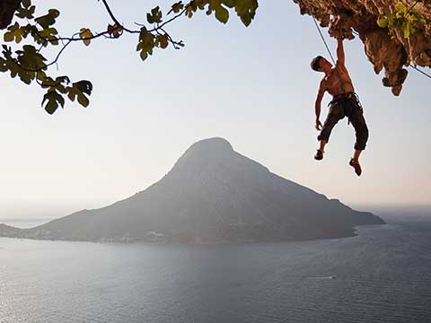 Voice Actor Rock Climbing in Greece
